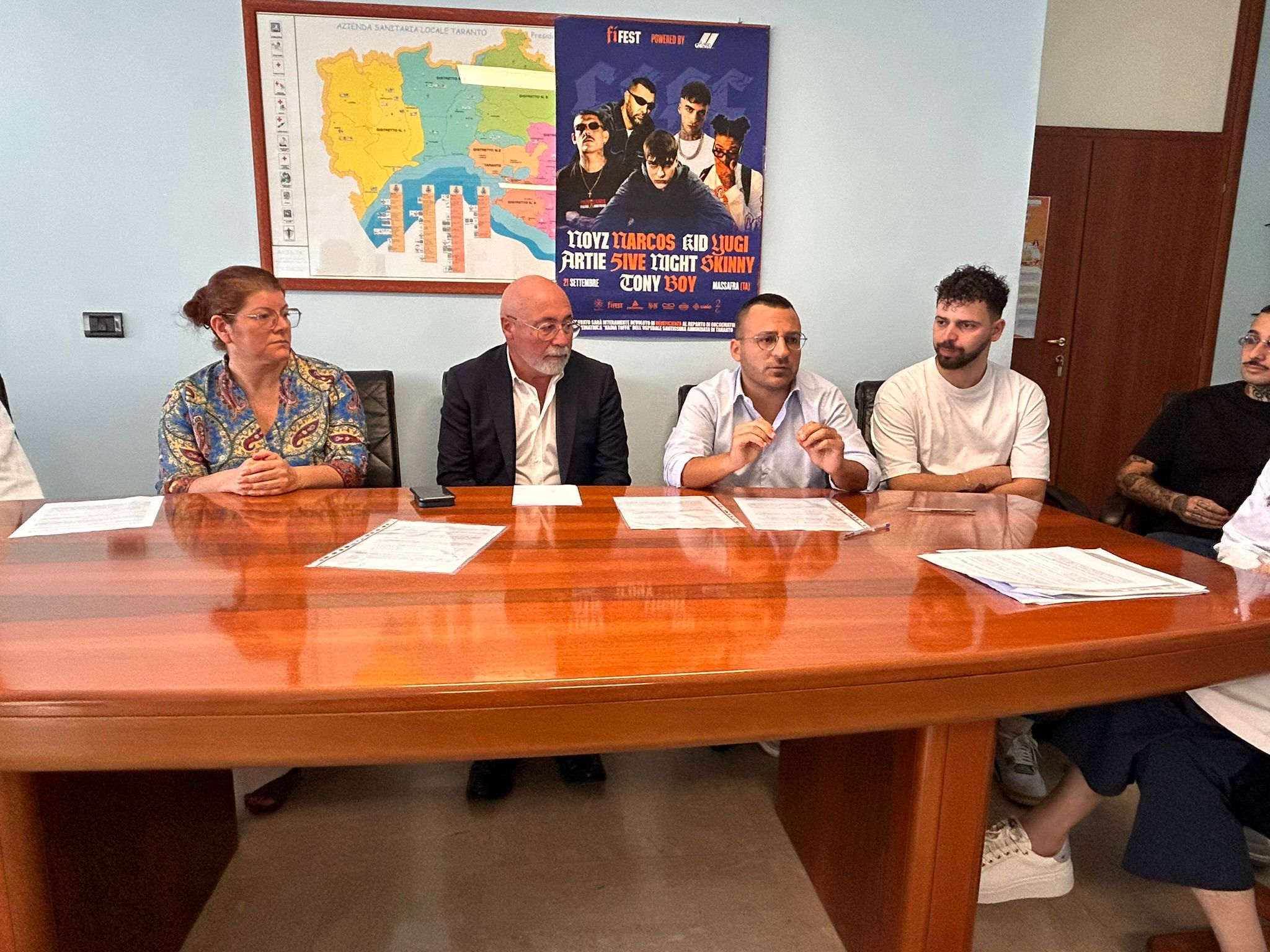 Conferenza stampa concerto benefico Kid Yugi