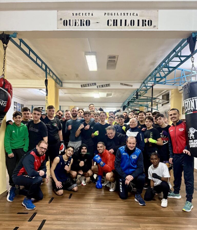 Gli allenamenti nella palestra Quero