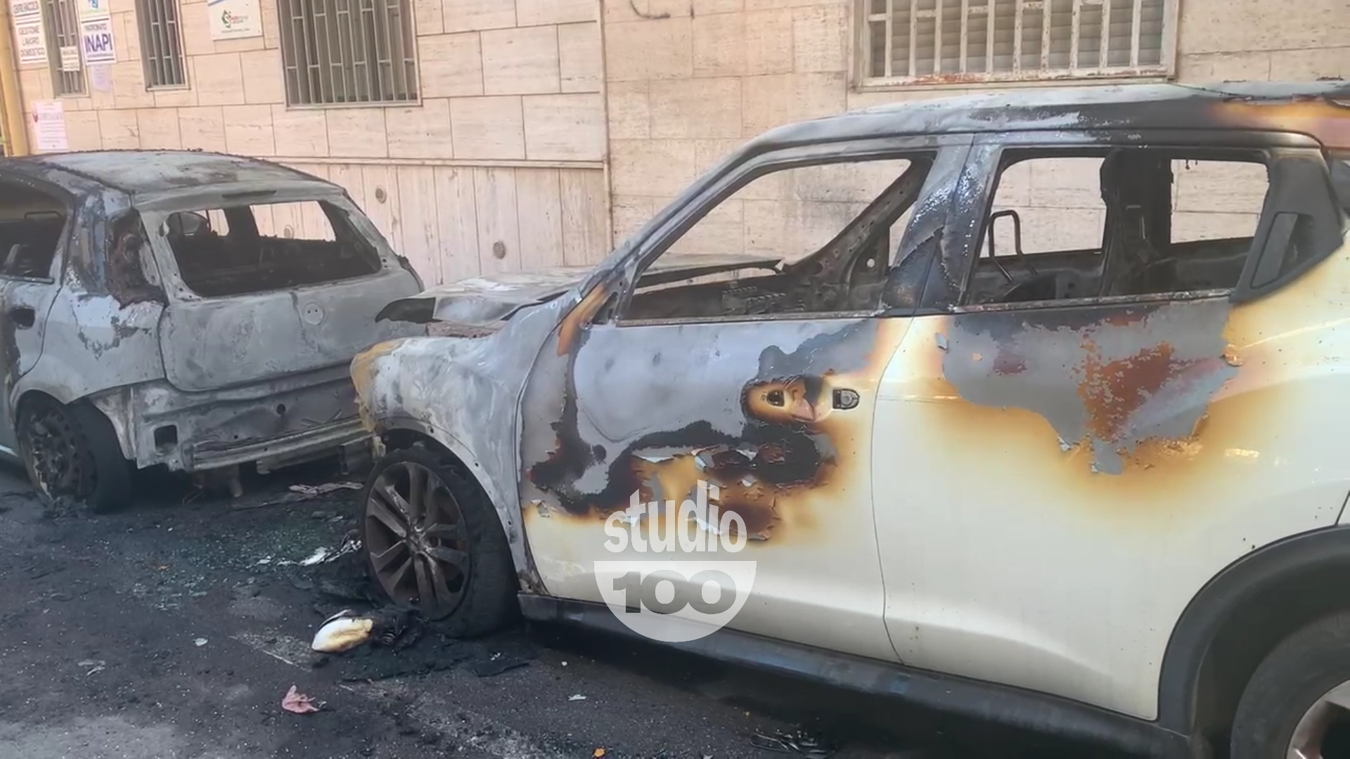 Istantanea auto incendiate